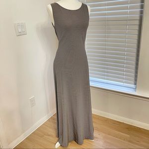 Long striped maxi dress